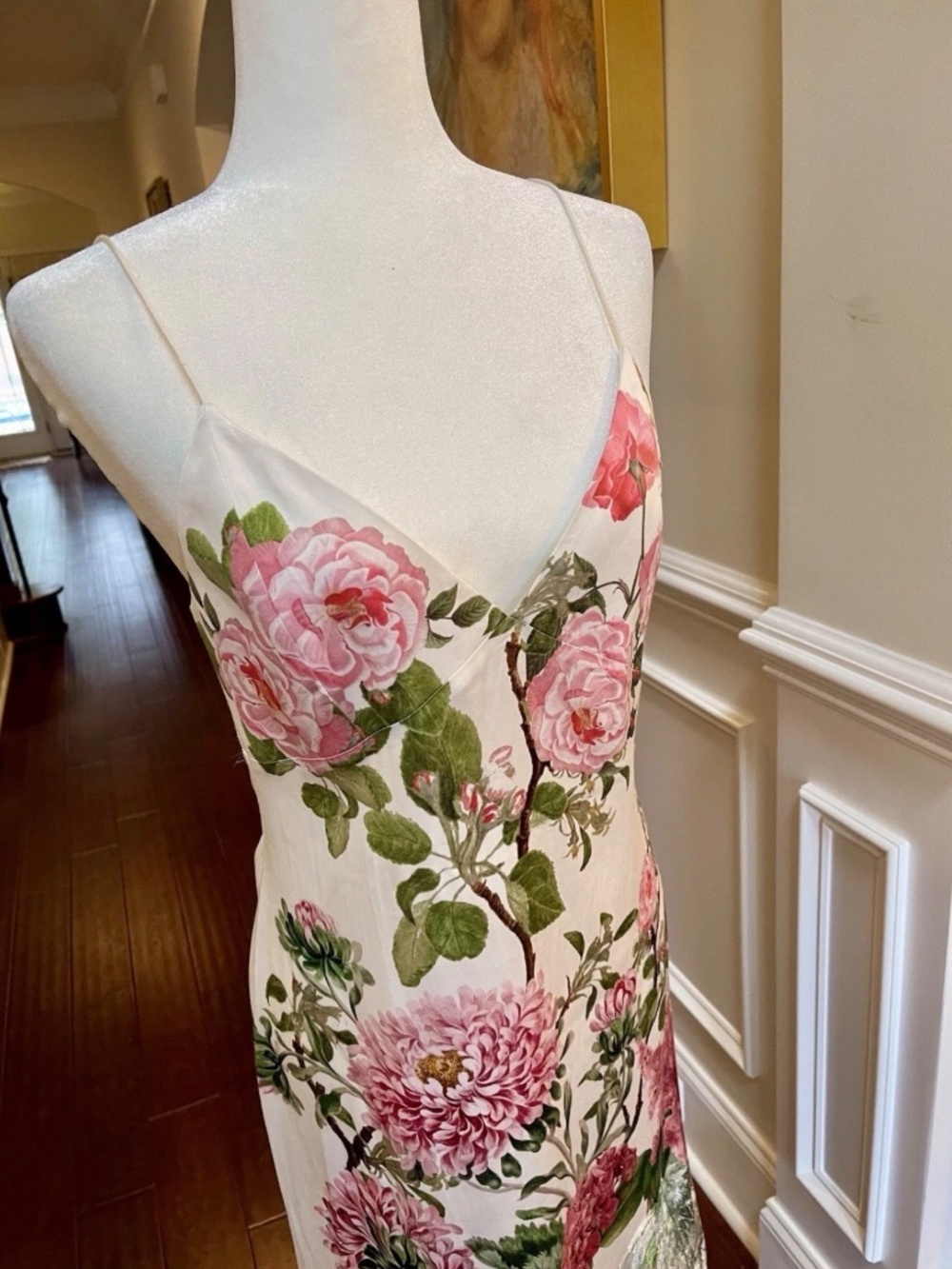 Alice & Olivia Floral Julietta Cutaway Lace MIDI Dress NWT MSRP $495 Sz 6 - Picture 14 of 16